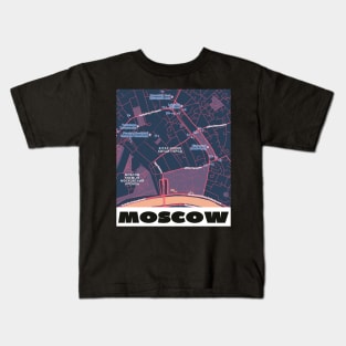 Moscow map Kids T-Shirt